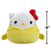 Hello Kitty in Pompompurin Hoodie – 8" Sanrio Squishmallows Plush